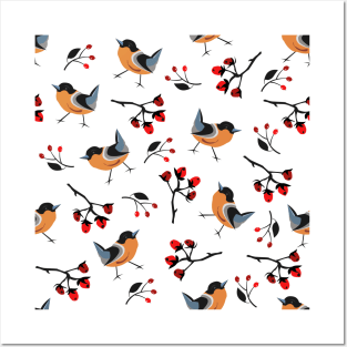 Bird Pattern Posters and Art